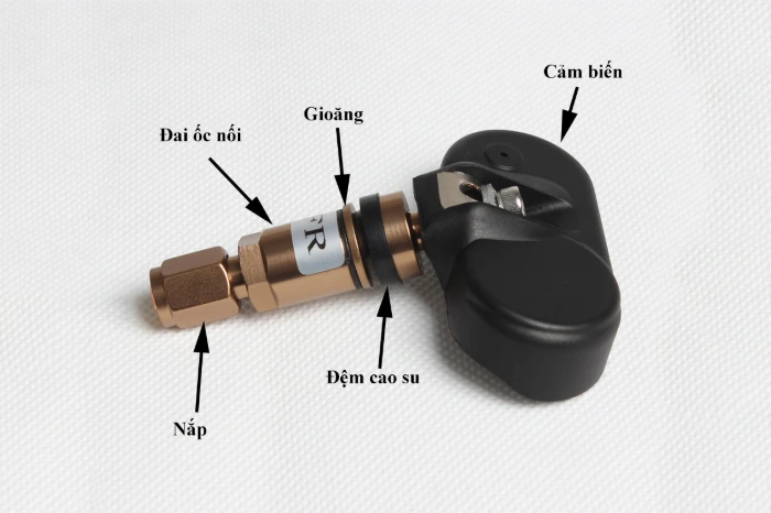Cấu tạo của cảm biến áp suất lốp xe hơi