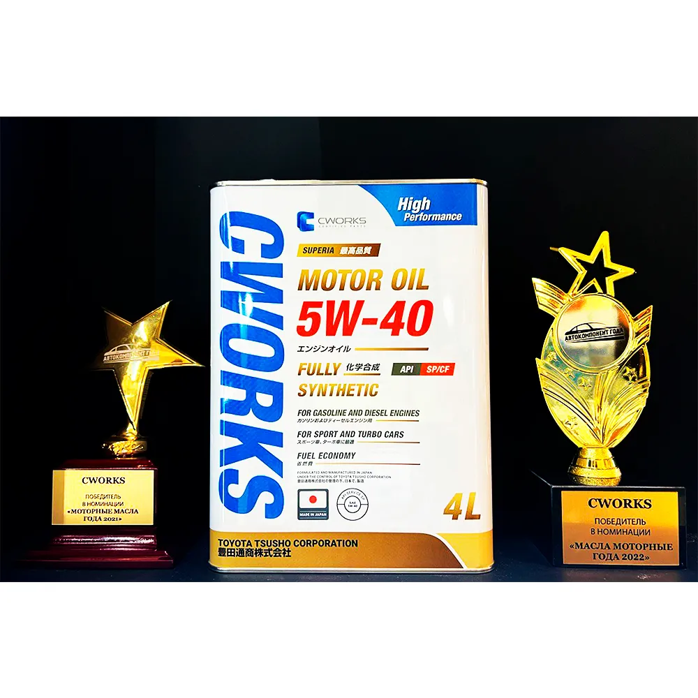 Dầu nhờn động cơ xăng_diesel CWORKS SP 5W-40 4L Nhật Bản (3).webp